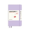 LEUCHTTURM1917 365951 Weekly Planner Pocket (A6) 2023, 12 Months, Lilac,
