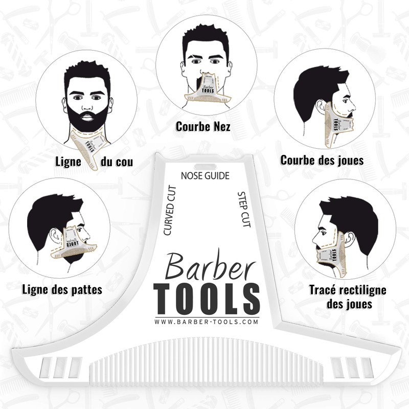 Beard Cutting Set | Accessories for Beard & Barber Moustache,