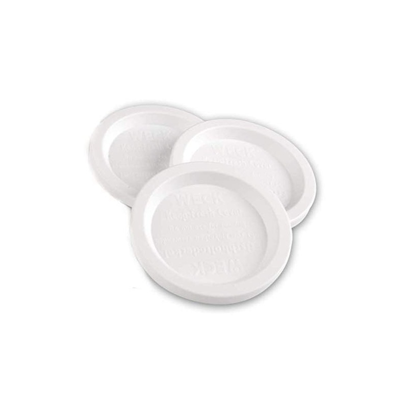 5 x Weck Stay Fresh Covers. Diameter = 80mm