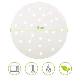 GWHOLE 100 Seiro Paper Seiro Sheet 7 Inch Diameter Seiro Sheet Cooking Sheet for Seiro Sheet Chinese Seiro