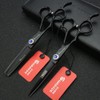 6 Inch Professional Left Hand Hair Scissors Dress Exquisite Patterned Hair
