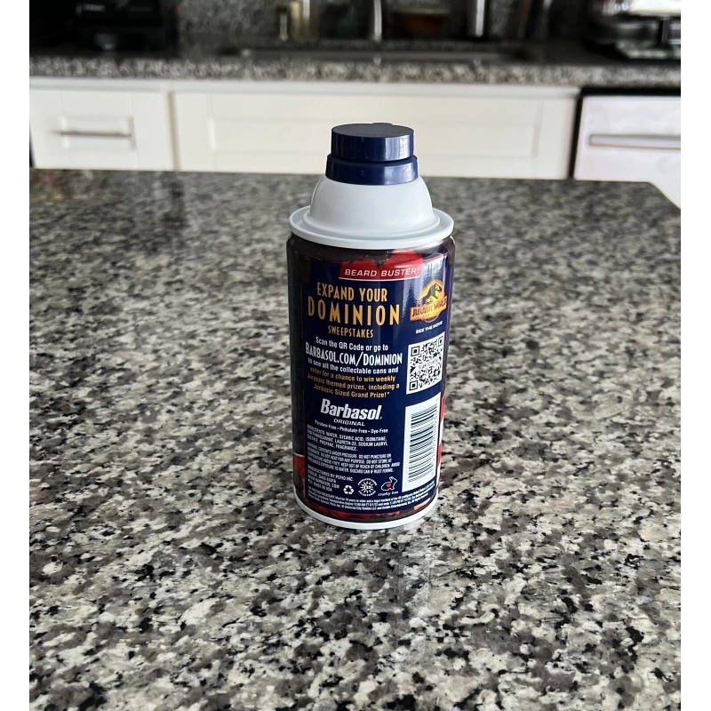 Barbasol Jurassic Park World Shaving Cream Original Brand New Excellent