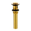Luxier DS04-TG 1-1/2 in. Brass Bathroom and Vessel Sink Push