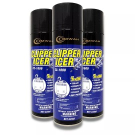 OMWAH 3 in 1 Clipper Icer Blade Cleaner and Lubricant Clipper Spray (3 pack)
