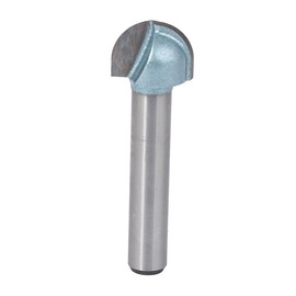 Aexit 1/4" x Special Tool 1/2" Woodworking Straight Drill Hole Round Pipes Tubes Cove Core Box Router Bit Model:19as98qo19