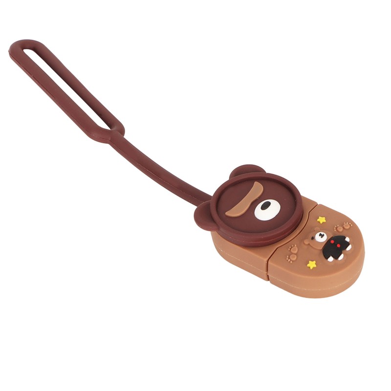 Cartoon USB Flash Drive Brown Bear Standard USB2.0 Plug and