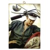 KUSTOM ART Vintage Style Picture Elvis Presley on Motorcycle Print