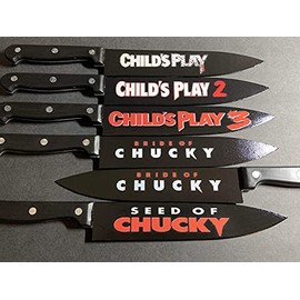 Childs Play Chucky 6 Knife Set Good Guy Doll Brad Dourif