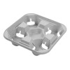 Porta Vasos De Cafe Biodegradable 4 Cavidades -150 Piezas