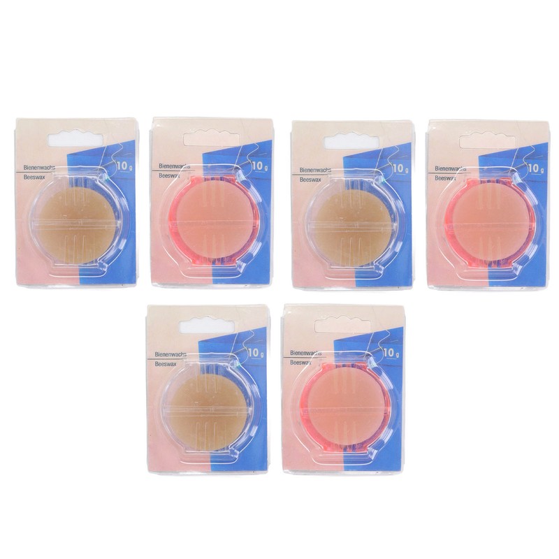 6Pcs Thread Wax Box Packed Odourless Durable Smoothing Multi Purpose