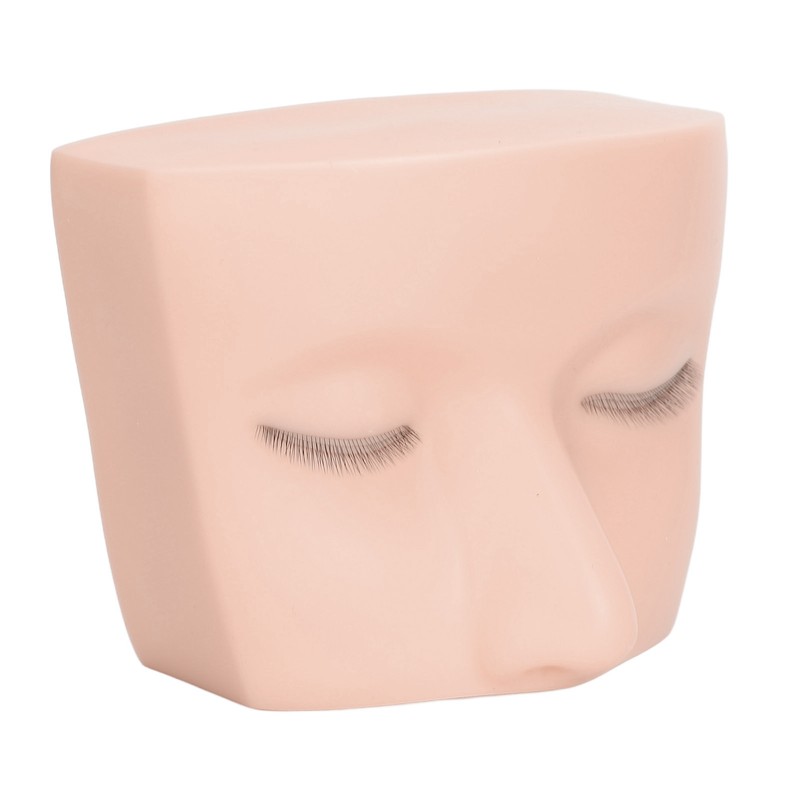 Lash Mannequin Head Elastic Realistic 3 Layer Lashes Eyelash Mannequin