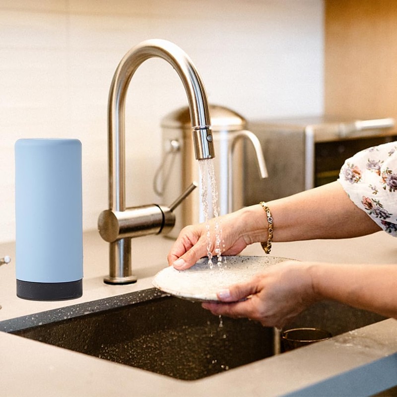 EMVANV Dish Soap Dish Dispenser, Silicone Squeeze Washing Up Liquid