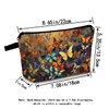 MoCaliduccious Butterfly Makeup Bag Elegant 3D Flutter Design Cosmetic Pouch
