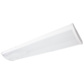 LEDONE Corp 4FT LED Wraparound Ceiling Light - 30/40/50W Multi-Watt, CCT Selectable, 121.73 lm/W High Efficiency, Sensor Ready