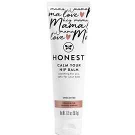 The Honest Company Mama Calm Your Nip Balm, Nourishing Soothing Nipple Cream for Nursing, Naturally Derived and Safe Sensitive Baby Skin, 1.75 fl oz