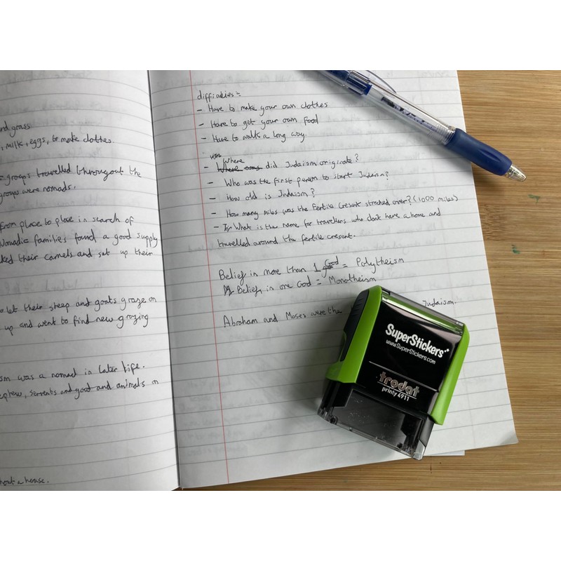 SuperStickers Assessment Stamper for teachers: Worked In A Pair -