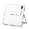 Whiteboard, Tabletop, Freestanding, 9.8 x 9.8 inches (25 x 25