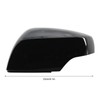 Door Side Rear View Wing Mirror Cover Cap Replacement For