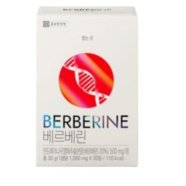 Chong Kun Dang Health Berberine 1000mg x 30 tablets 1 unit I have read the notice and agree to its use. / 종근당건강 베르베린 1000mg x 30정 1개 공지사항을 확인하였으며 활용에 동의합니다.