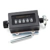 D67-F Black Casing 5 Digits Mechanical Pull Stroke Counter for