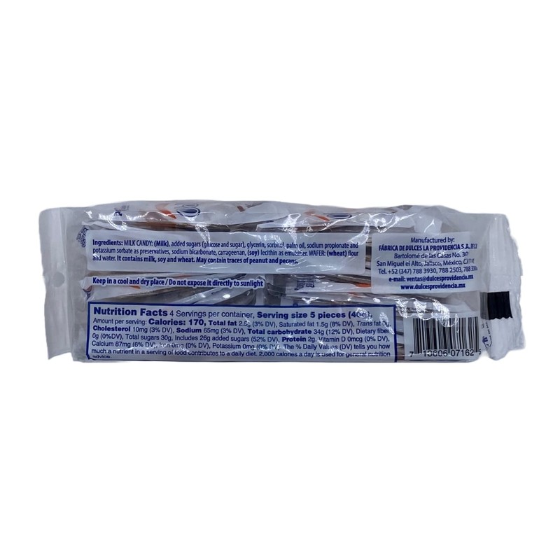 providencia mini obleas (wafer sandwich with carmel filling) 5.64oz 20pc
