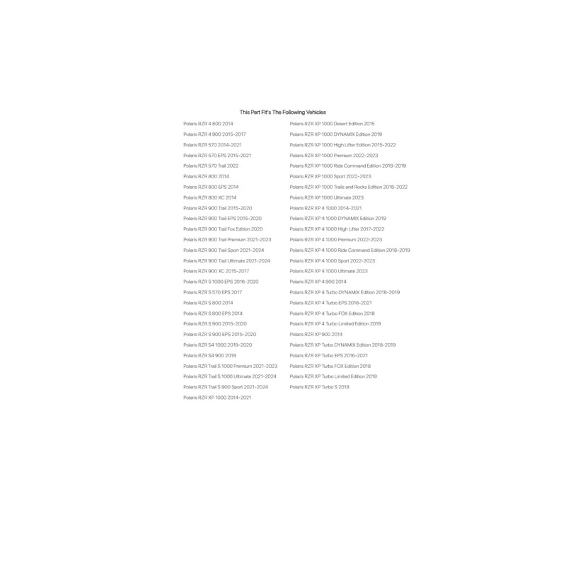 TUSK Steering Wheel Puller for Polaris RZR XP 1000 Sport