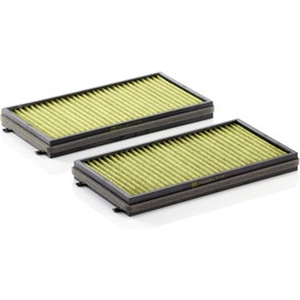 Original MANN-FILTER Interior Filter FP 3124-2 – FreciousPlus biofunctional pollen filter (set of 2) – For passenger cars