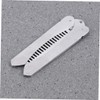 WOONEKY Stainless Steel Beard Comb Mustache Brush Men's Styling Tool
