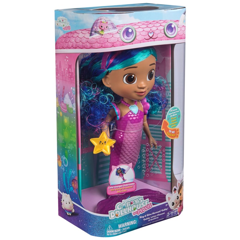 Gabby's Dollhouse Movie Feature Mermaid Doll