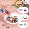 sourcing map 20Pcs 20 x 30mm Teardrop Rhinestones Glass Pointed