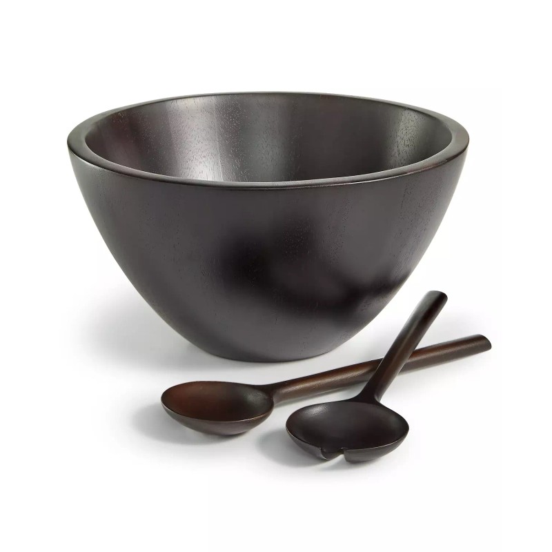 Wooden Hotel Collection 3-Pc. Wooden Serving Salad Bowl Set, Acacia