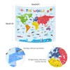 DECOWALL TP-009 World Map Tapestry Tapestry for Kids Wall Hanging