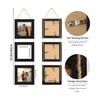 ccdcc 5x5 Collage Picture Frames Set of 2, Rustic Wooden