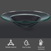 EQUSUPRO 4" Replacement Glass Round Dish Bowl for Oil Wax