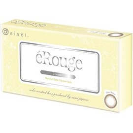 エルージュ eRouge シアーブラウン -3.50 6枚入り