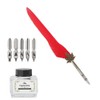 European Retro Quill Alloy Feather Writing with Pen Nibs Gift
