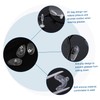Ipetboom 1Set Eyeglass Repair Tool Precision Screwdriver Eyeglass Tweezers and