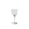 Zodax Tuscan Handmade Etched Glass - Set of 1 (Goblet)
