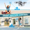Hiturbo Foldable FPV Drone with 1080P Camera Voice Control for
