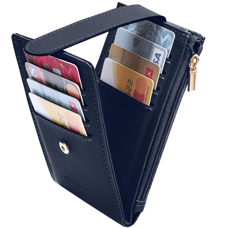 Chelmon Womens Walllet Slim RFID Blocking Bifold Multi Card Case