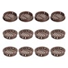 sourcing map 12Pcs 50mm/1.97" Circular Soffit Air Vents, Plastic Soffit
