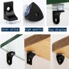 12 pcs Ounting Brace Fixing Glass Shelf Bracket Pegs ,with