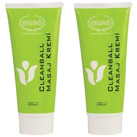 Ersağ Clean Ball Massage Cream 200 ml (Pack of 2)