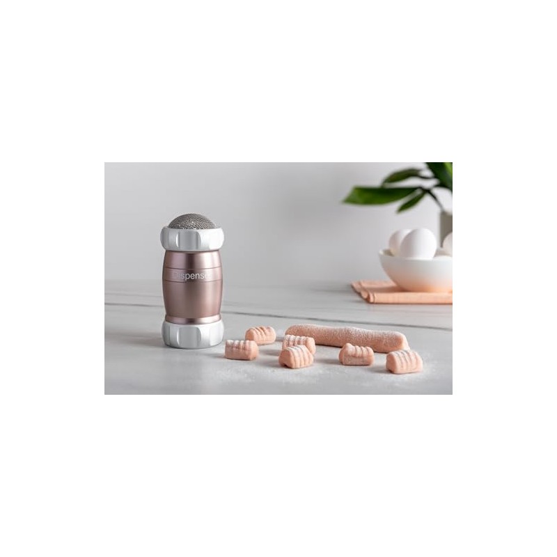 MARCATO Powder Dispenser Pink Icing Sugar Shaker Anodised Aluminium 10