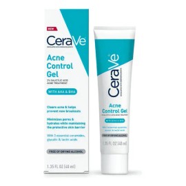 Acne Control Gel Cerave Todo Tipo De Piel 3 Ceramidas Esenciales Para Rostro 40 mL