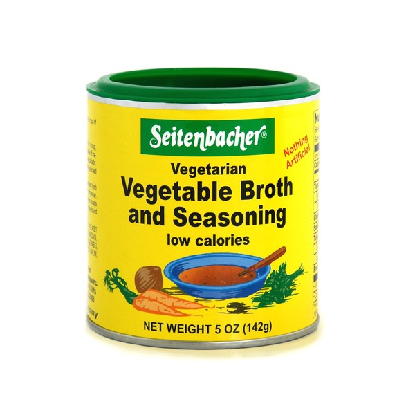 Seitenbacher Vegetarian Vegetable Broth and Seasoning, 5-Ounce Cans (Pack of 6)