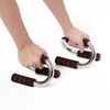 FOCUHUNTER Iron Core Athletics Push Up Bars, Strong Steel Push