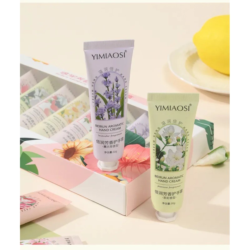 Crema De Manos Hidratante Nutritiva 10 Aromas Portátil Set