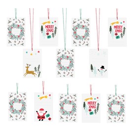 12 Christmas Gift Tags Gift Tags Gift Tags Gift Tag White