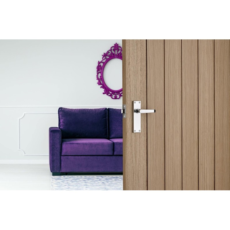 Designer Levers - Victorian Straight Lever Door Handles - Polished